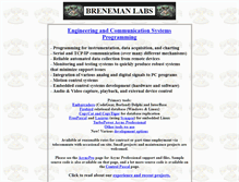 Tablet Screenshot of brenemanlabs.com